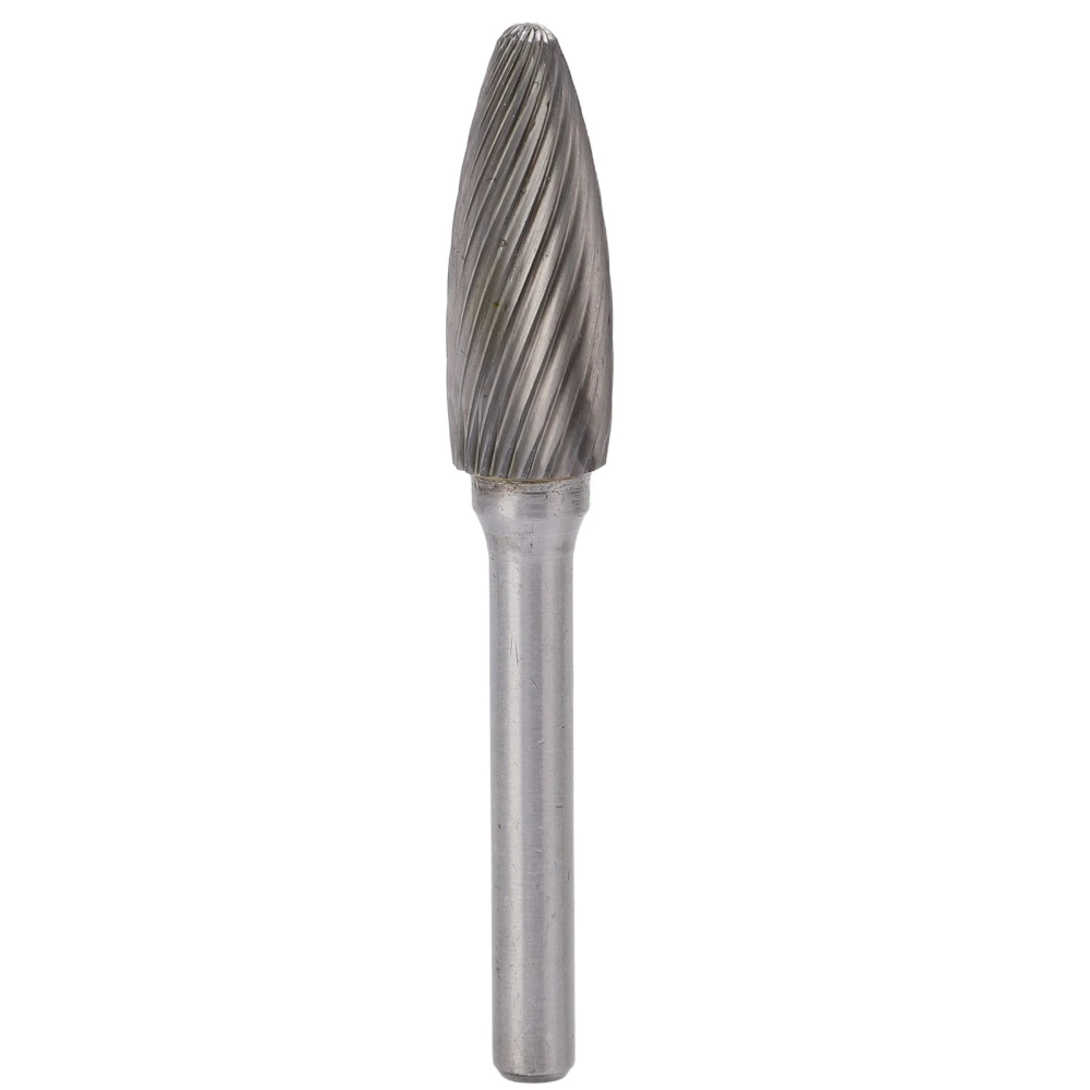 BuyWeek Tungsten Carbide Burr Rotary File 6000‑50000RPM Single Cut for Aviation Automotive Ship Surface Grinding