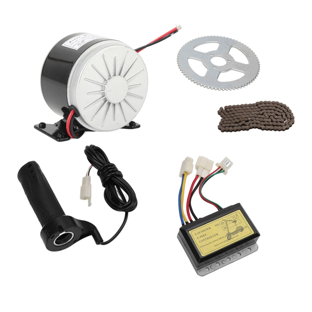 12V 250W Electric Bicycle Motor Kit 2750RPM High Speed Electric Gear Motor with Controller for Motorcycle