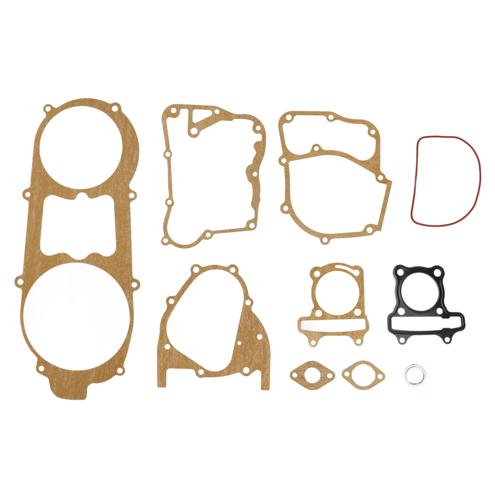 10 Pieces Motorcycle Engine Gasket Set for GY6 150 GY6 125 Cylinder 157QMJ 1P57QMJ Scooter Moped