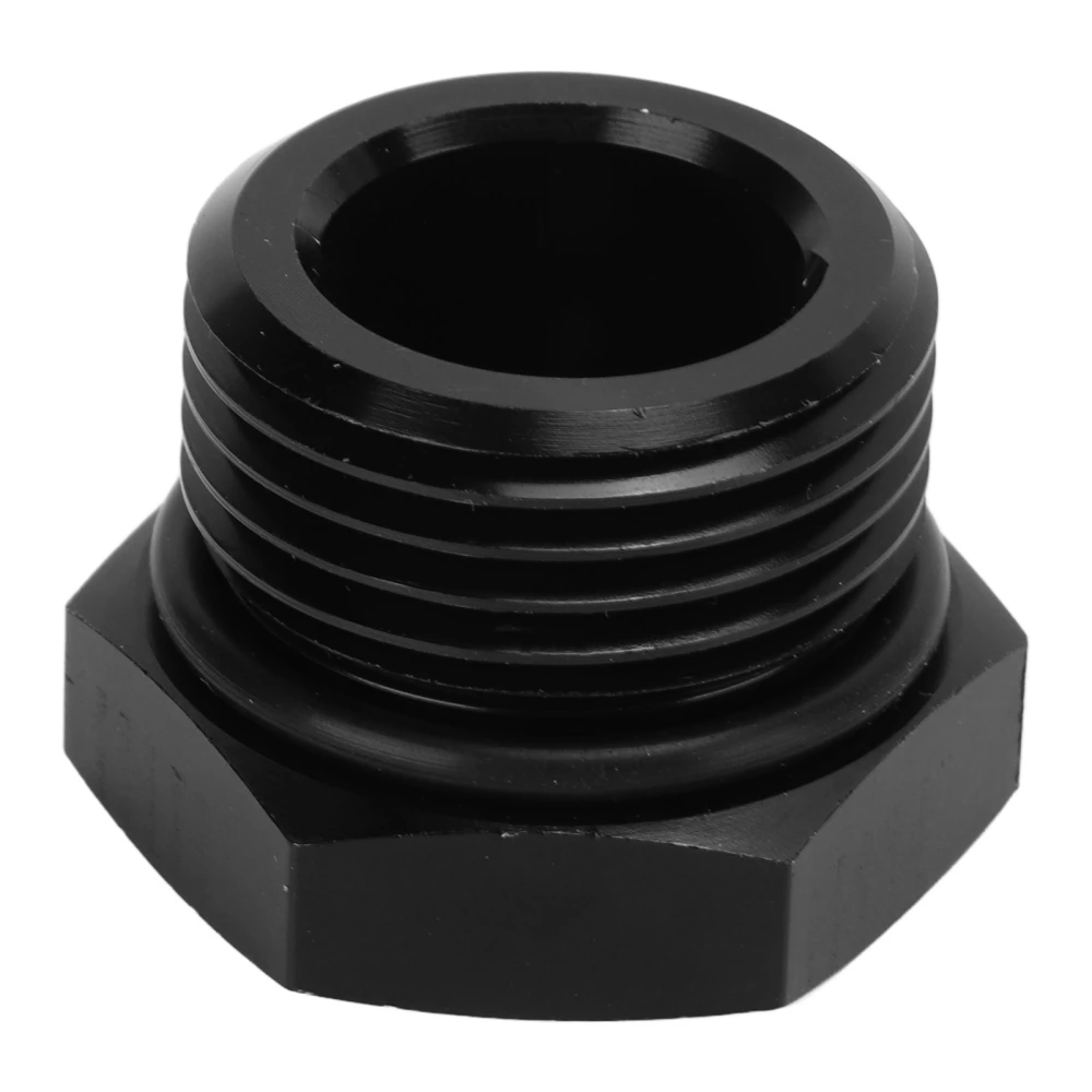 Block Off Plug Fitting Adapter Male Hex Steel Universal 4000PSI Black for VehicleAN12