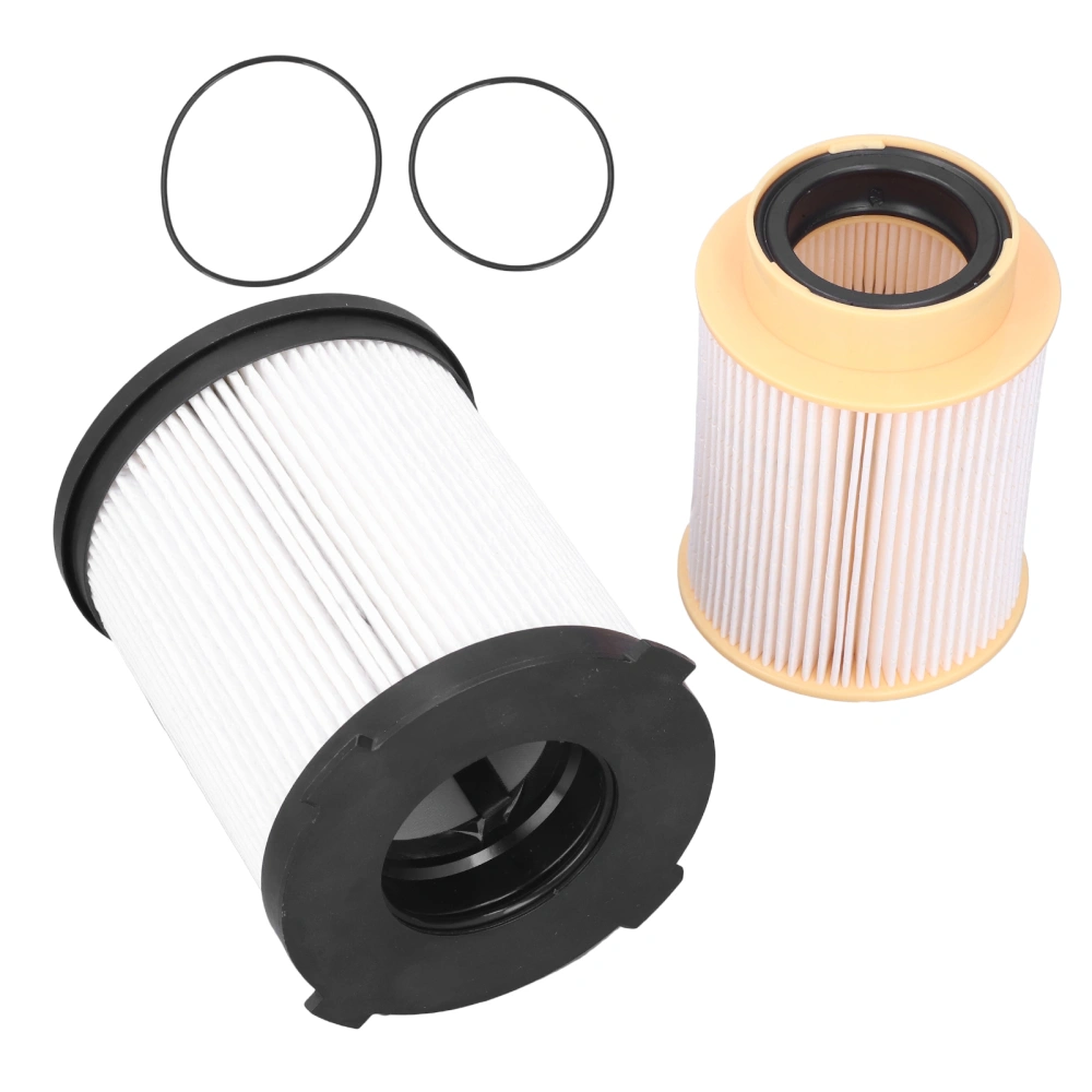 2PCS/Set Diesel Fuel Filter 16403‑E240A with 2 Rubber Rings Replacement for Nissan Titan XD 5.0L