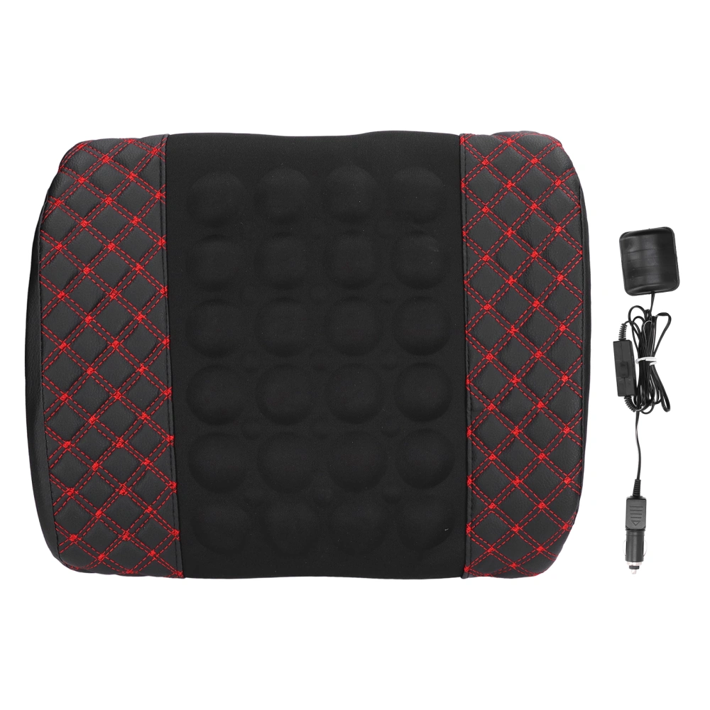 Car Electric Massage Cushion Lumbar Relaxation Pad 12V High Low Frequency Universal for SUV Offroad