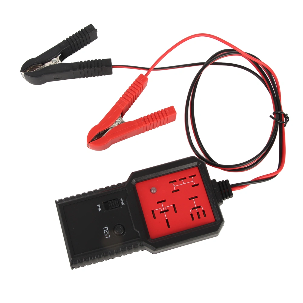 Car Relay Tester 12V Electronic Automotive Relay Tester Easy to Operate Diagnostic Tool Universal for Auto Battery