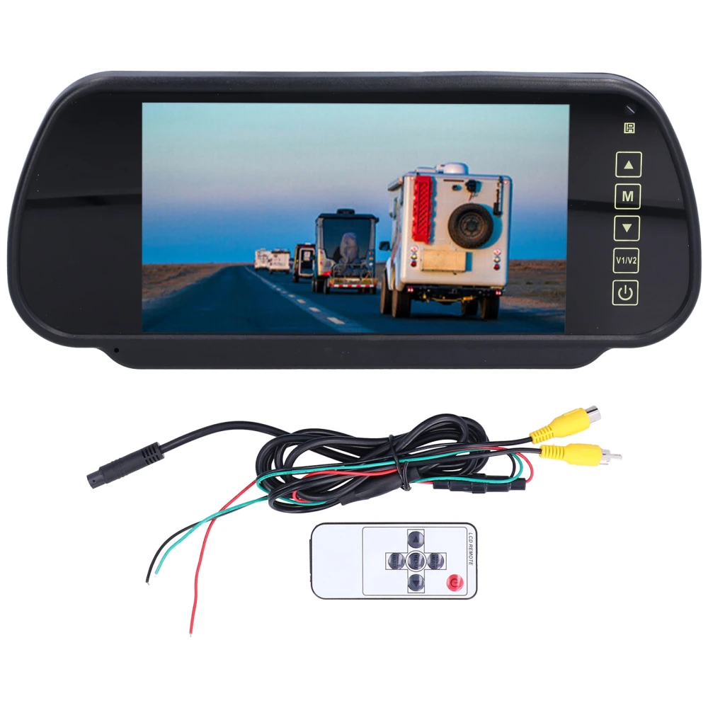 7in Rear View Monitor Color TFT LCD HD Screen Car Backup Reversing Parking System