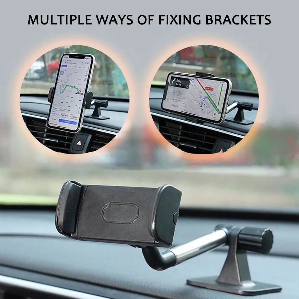 Universal Car Phone Holder 360 Degree Rotating Phone Holder Car Holder Stand Wide Compatibility