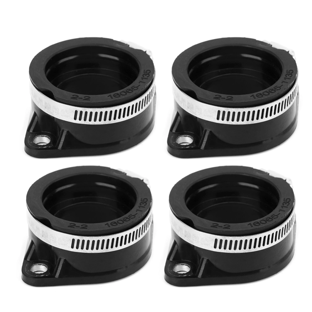 4Pcs/Set Caburetor Intake Manifold Boots Carb Holder Fit For Kawasaki KZ1000 KZ1100 11-4853