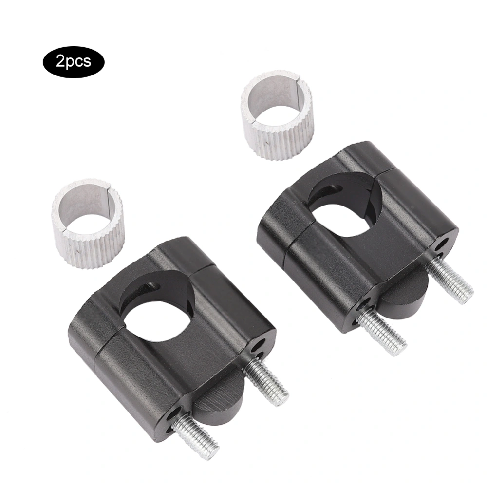 1 Pair Adjustable Aluminum Alloy Motorcycle Mofification Motor Handlebar Clamp Riser