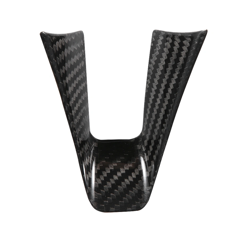 Carbon Fiber Steering Wheel Decoration Frame Cover Trim Fit for Alfa Romeo Giulia 17-19