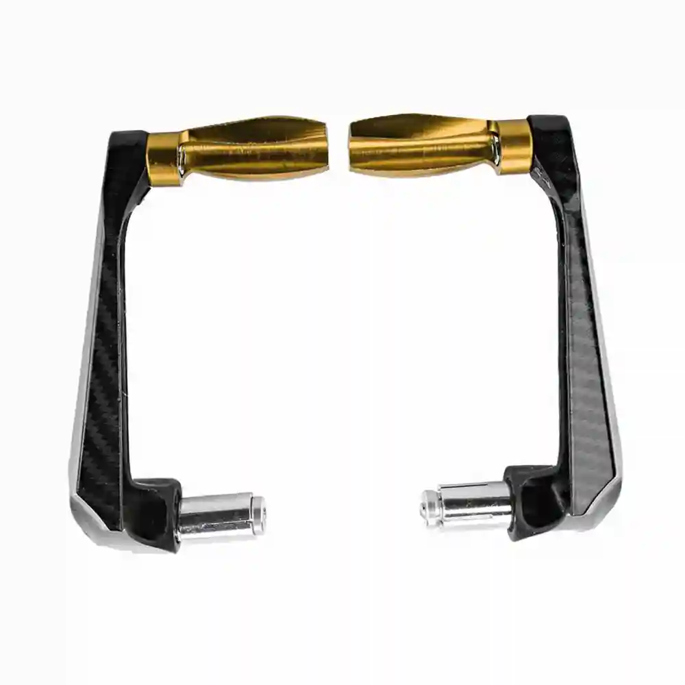 7/8inch Universal Aluminum Alloy Motorcycle Handlebar Brake Protector (Gold)