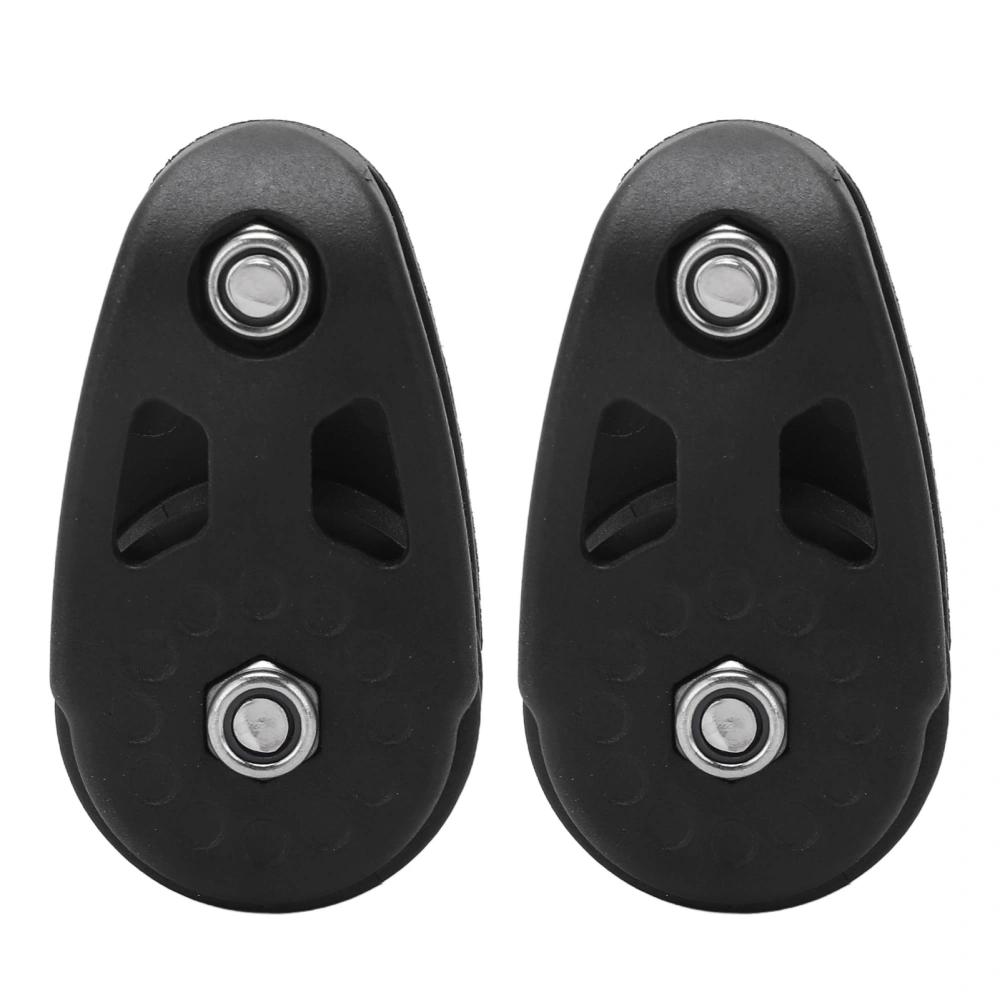 2 Pcs Kayak Pulley Heavy Duty Nylon Sturdy UV Resistance Marine Pulley Block Sheave for Ship Yacht Canoe