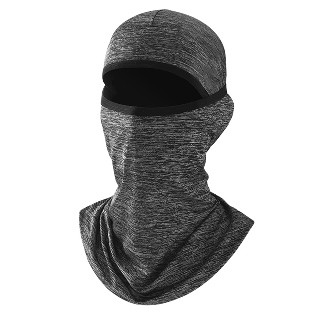 Sunscreen Headgear Viscose Filament Elastic Riding Motorcycle UV Protection Headgear for Men Women XTJ09 Grey