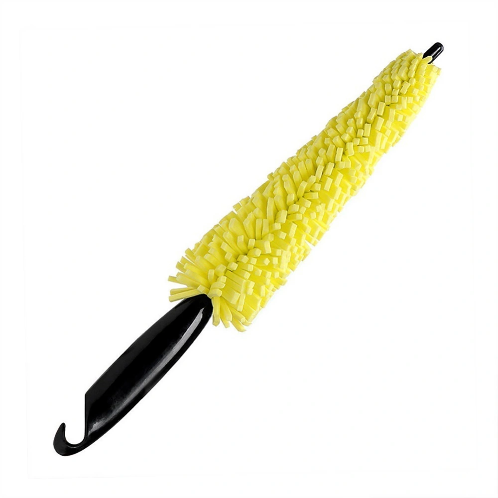 Plastic Auto Car Wheel Brush Cleaning Brush Wheel Rims Tire Washing Brush Car Wash Sponges Handle Brush