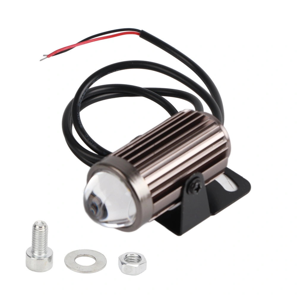 Mini Motorcycle LED Strobe Spotlight High Low Beam 10‑60V 20W IP65 Waterproof Universal