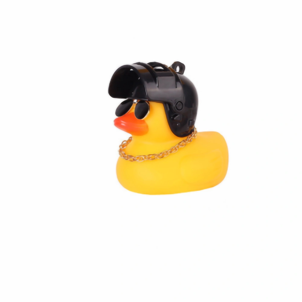 Car Duck Toy Cool Yellow Rubber Decoration Ornaments for Dashboard Rearview Mirror Cars RoofNo.3