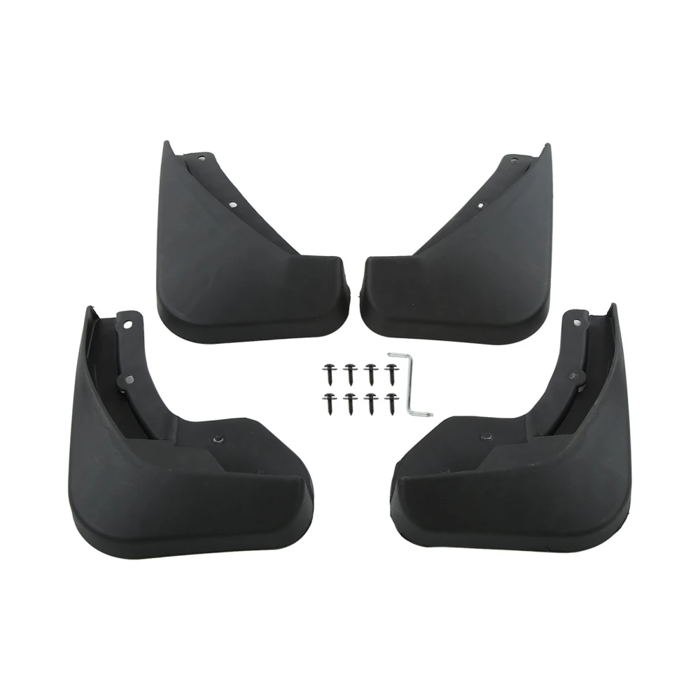 4Pcs/Set Car Mudflaps Front Rear Mudguards Splash Guards Black Replacement for XC40 2018‑2021