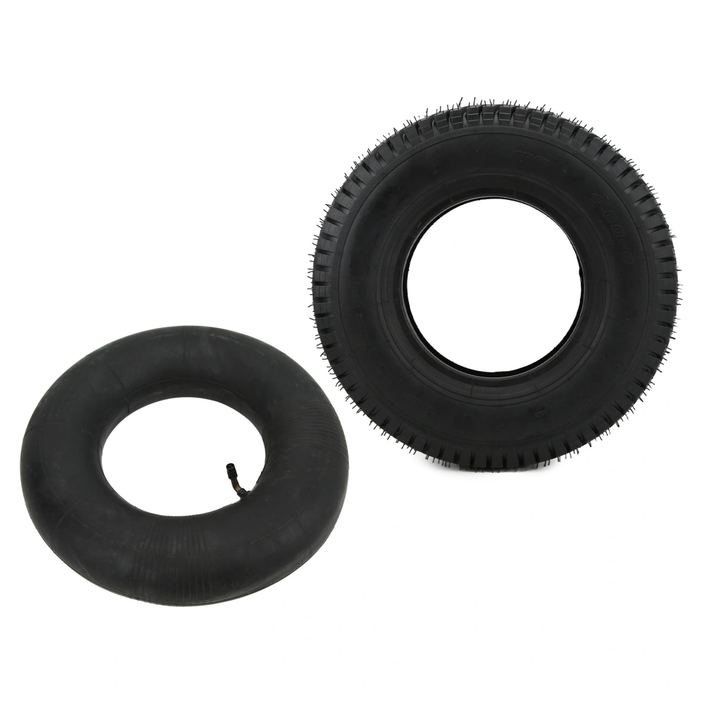 BuyWeek 4.80/4.008in Tire Inner Tube Set Rubber Nylon Replacement for Dollies Trolleys 16in OD 4inWidth