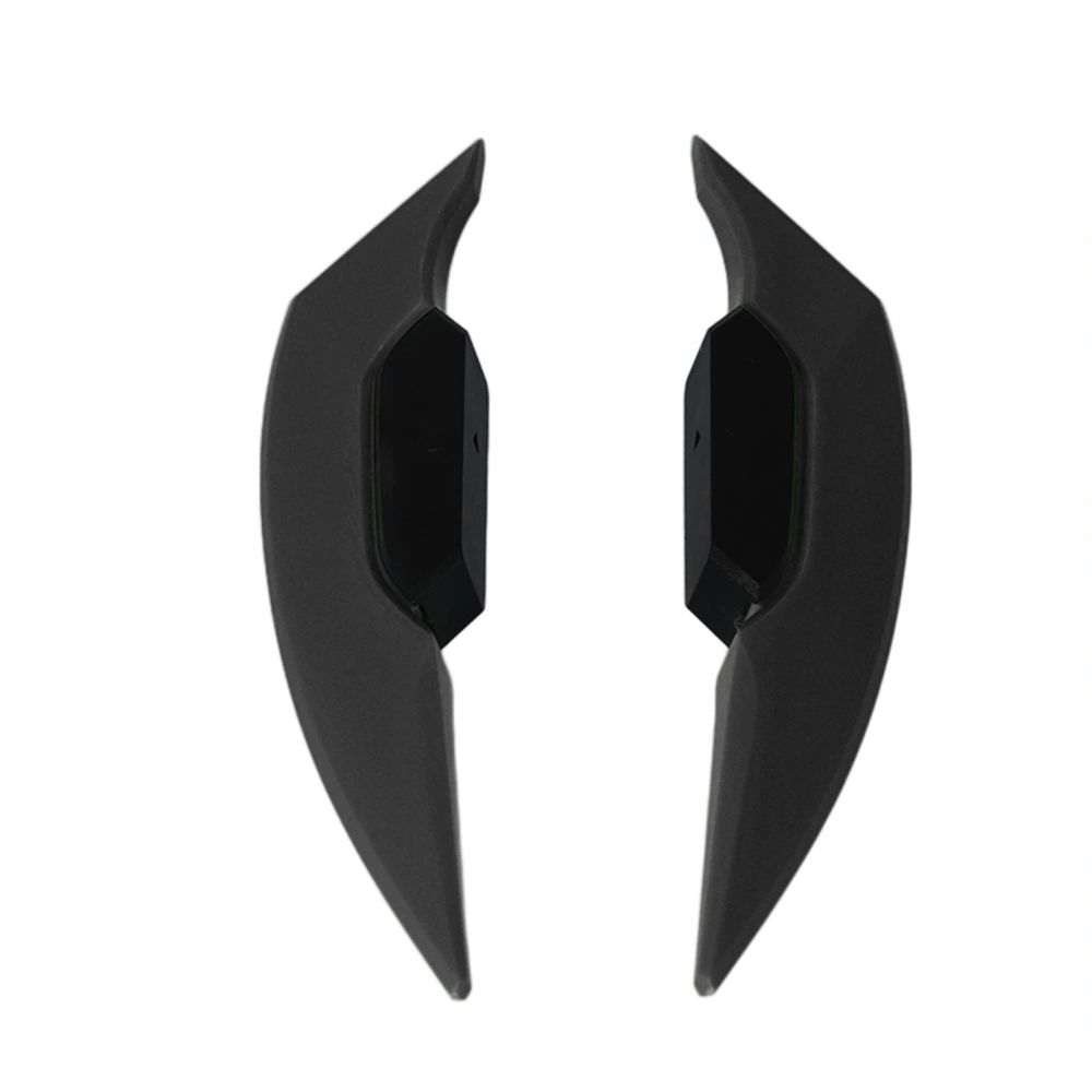 1 Pair Motorcycle Side Winglet Aerodynamic Wing Spoiler Universal for Motorbike Electric BikesBlack