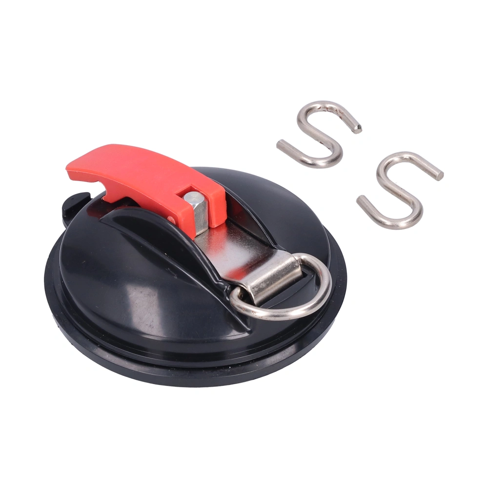 Car Suction Cup Anchor Multifunctional Heavy Duty with 2 Hooks Universal for Luggage Tents Fixed