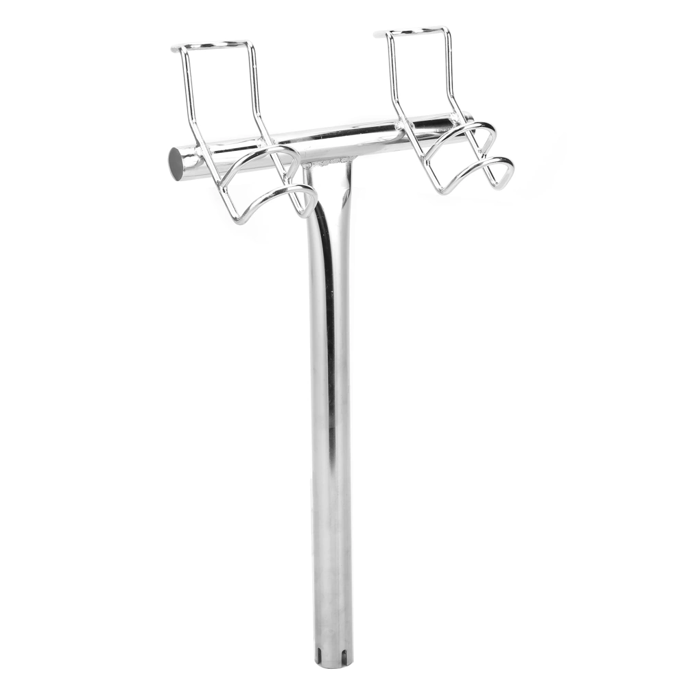 2-Way Fishing Rod Holder 316 Stainless Steel Corrosion Resistant Hardware for Marine Yacht Boat