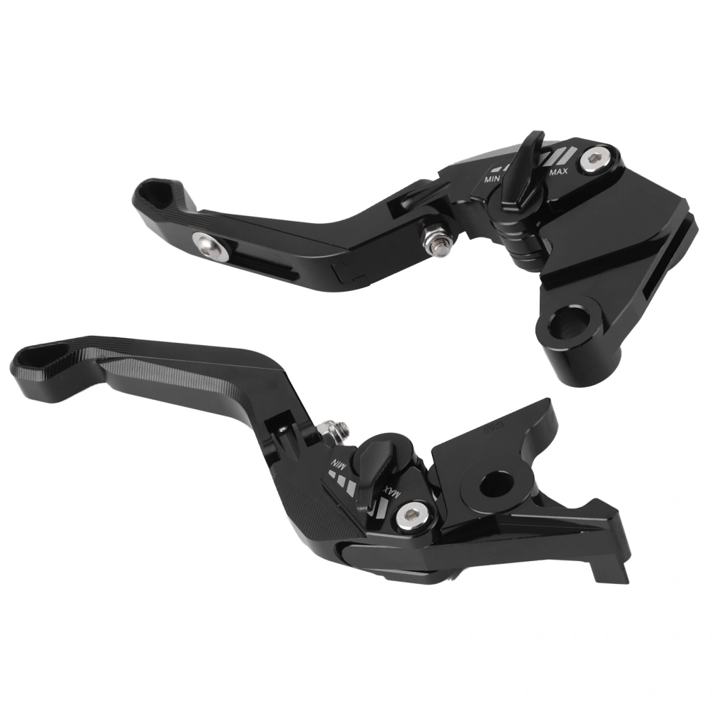 Pair Brake Clutch Lever Handle Set Aluminum Alloy Black Fit for Kawasaki Z800/E Version