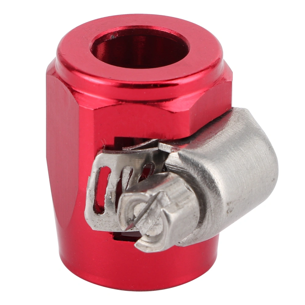 AN4 Aluminum Alloy Hose Finisher Clamps for Fuel/Oil/Diesel/Gas/Air and Water Hose PipeRed