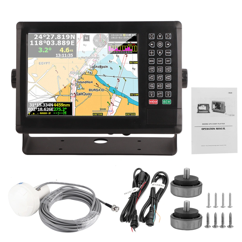 10.4in Marine GPS Navigator XF‑1069B AIS Collision Avoidance Automatic Identification for XINUO