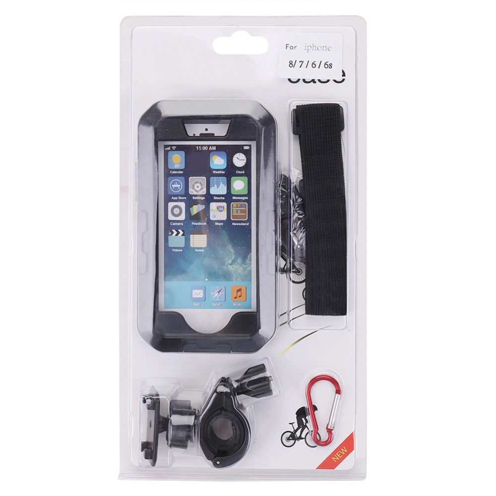 Motorcycle Bicycle Phone Holder Stand Bracket Bag for iPhone / Samsung Waterproof Casefor iphone6S/7/8