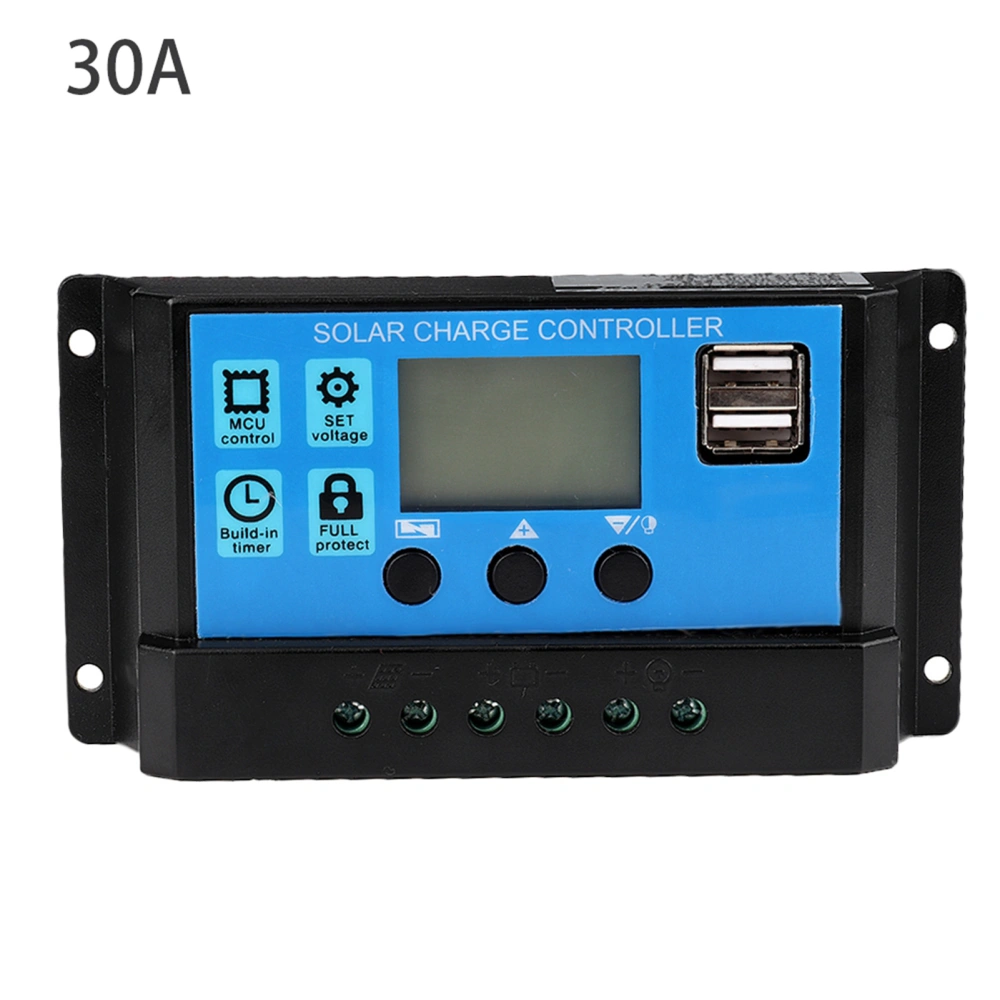 30A 12V 24V Auto Solar Charge Controller PWM Controller(30A)