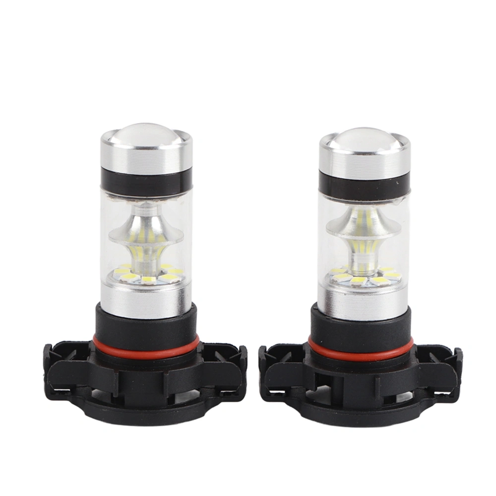 BuyWeek 2PCS 12‑24V 100W 6000K White Car Bright LED Fog Light Bulbs for Jeep Patriot 2015‑2018