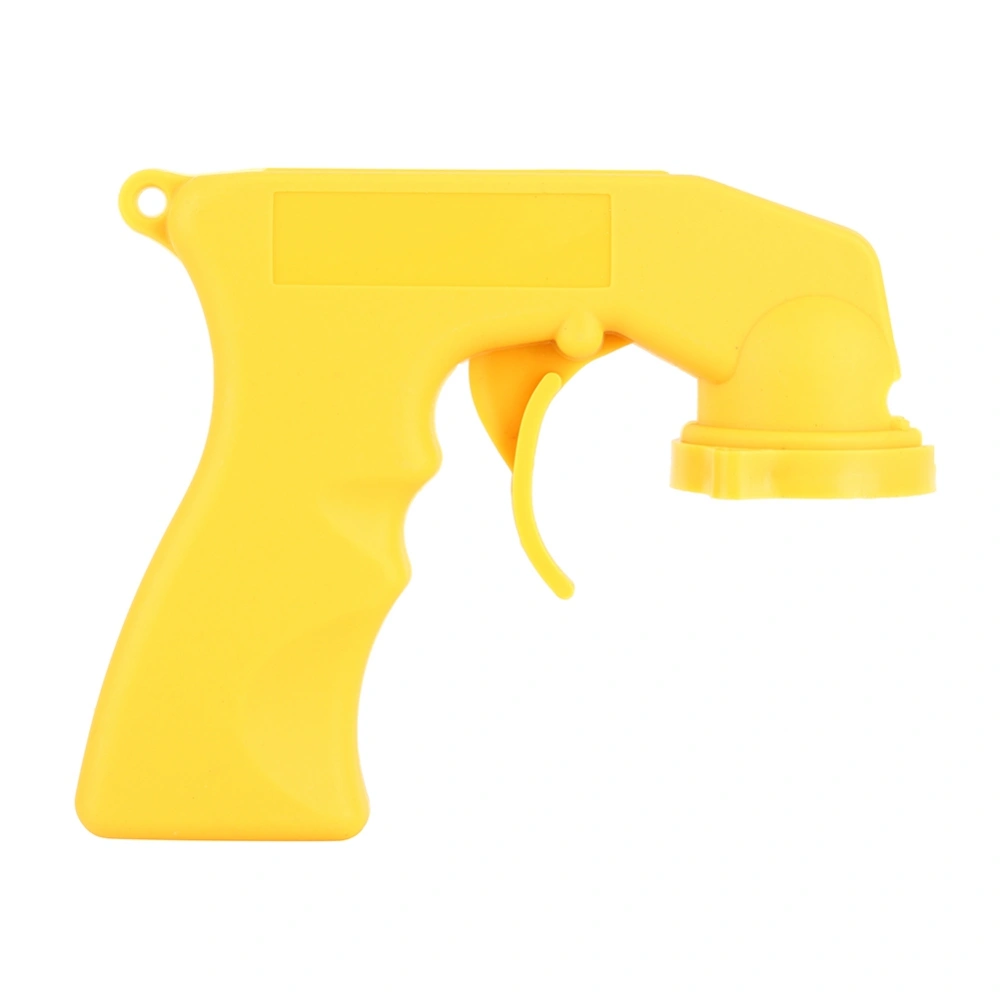 Yellow Car Aerosol Spray Painting Can Gun Handle Grip Trigger Locking Collar