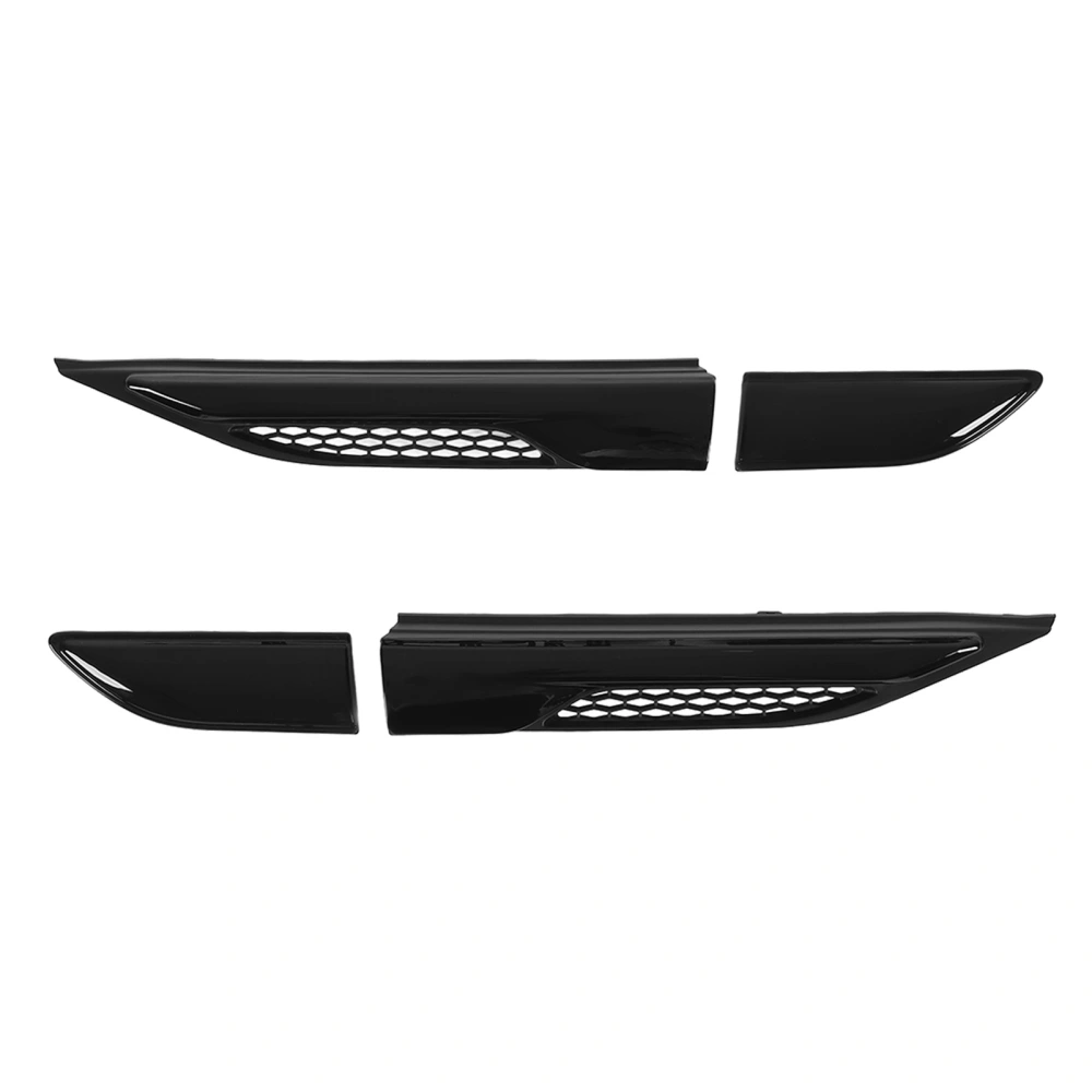 4pcs Gloss Black Fender Grille Vent Door Trim Molding LR027321 Replacement for Land Rover Range Rover Evoque L538