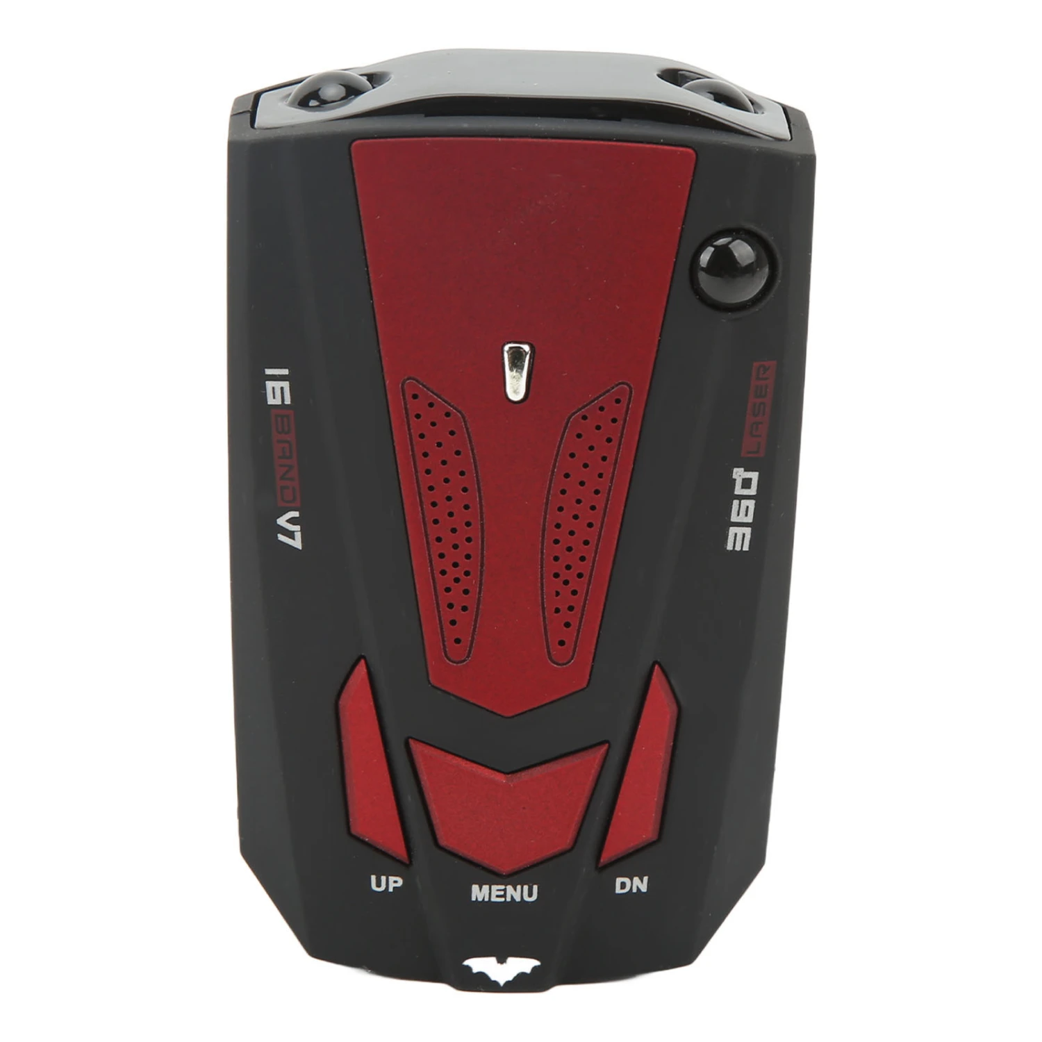 Car Radar Detector 360 Degree Protection Electronic Dog Detector Speedometer Speed Tester Red
