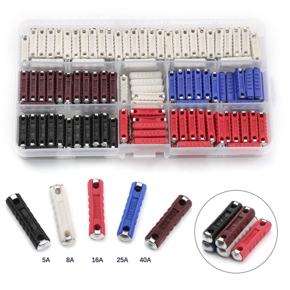 200PCS Different Size Car Fuses Type Sets with Box