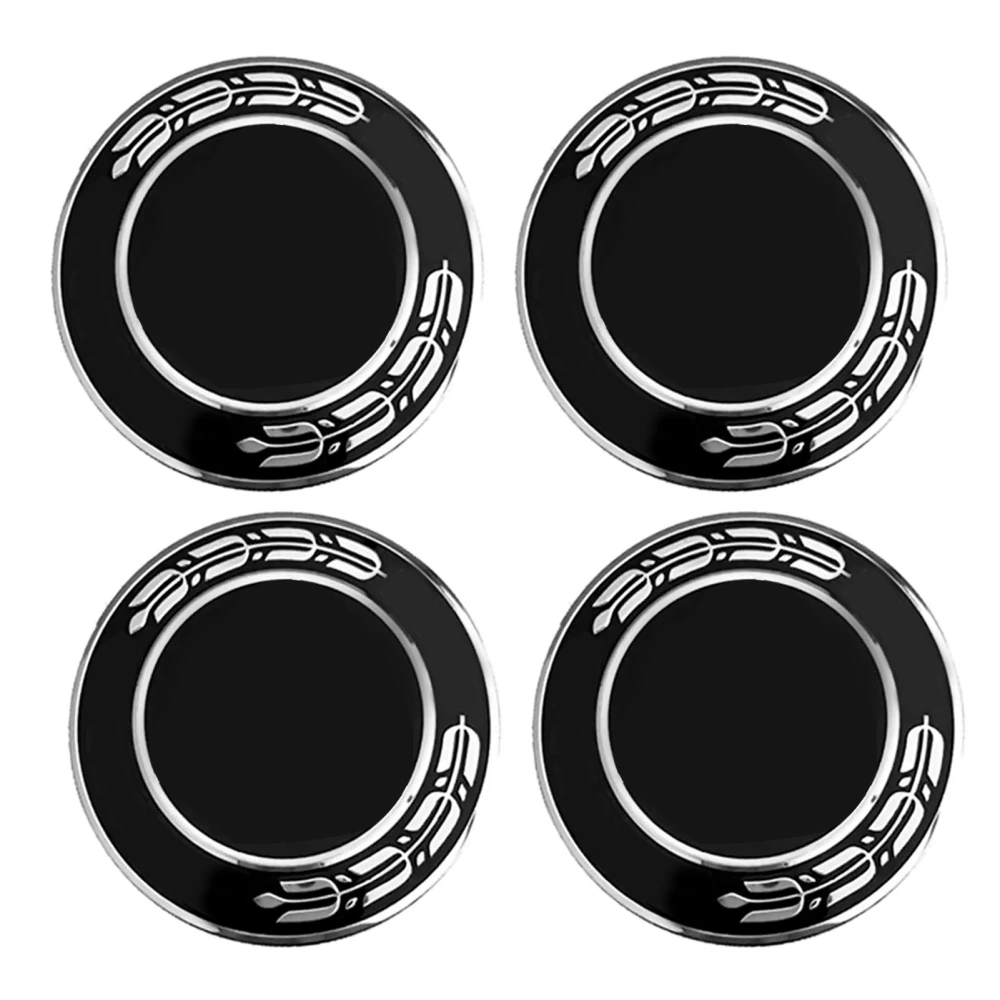 4Pcs 75mm Auto Car Wheel Center Hub Rim Covers Car Logo Badge Compatible for Mercedes Benz