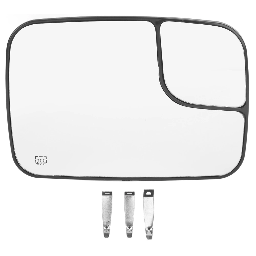 Rear View Side Mirror Glass 5161011AA with Heated Replacement for DODGE RAM 1500 2500 3500 PICKUP 2005‑2009 Right