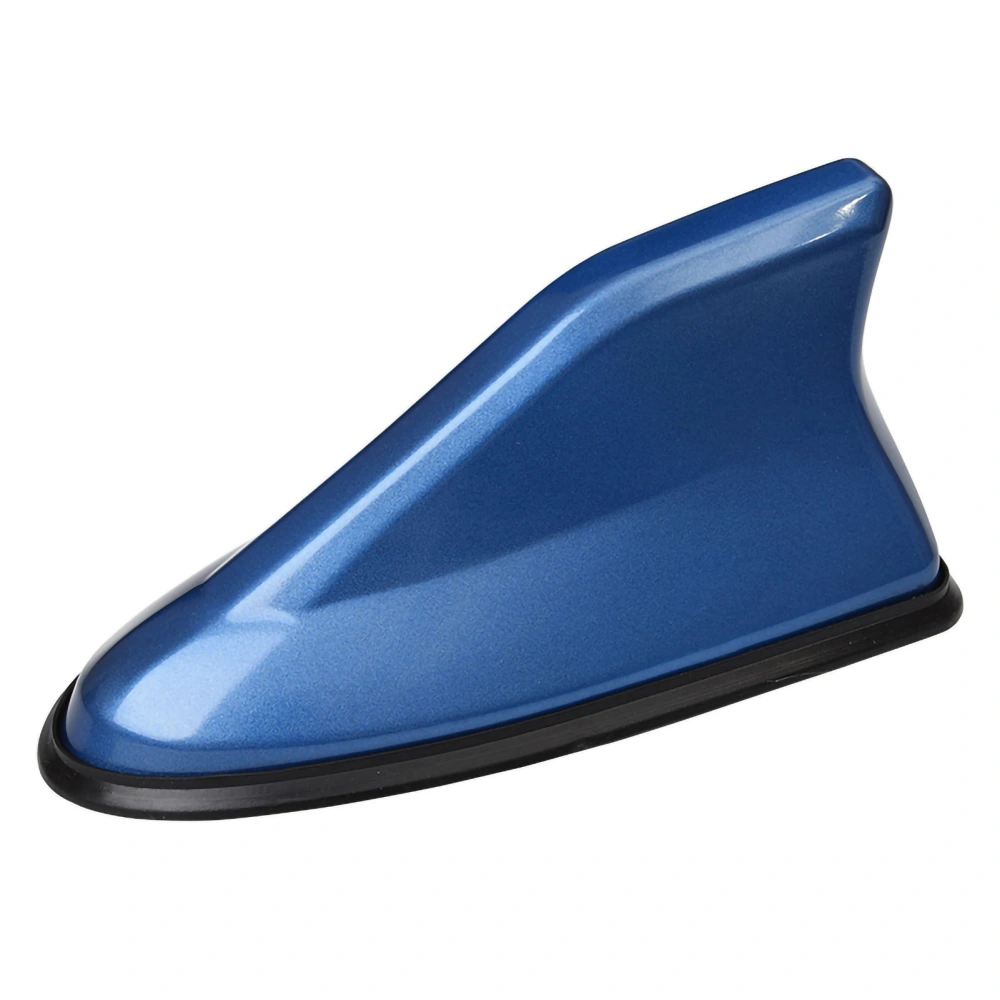 BuyWeek Piano Coating Car Roof Aerial Radio Signal Shark Fin Antenna Exterior Accessories for Auto Blue