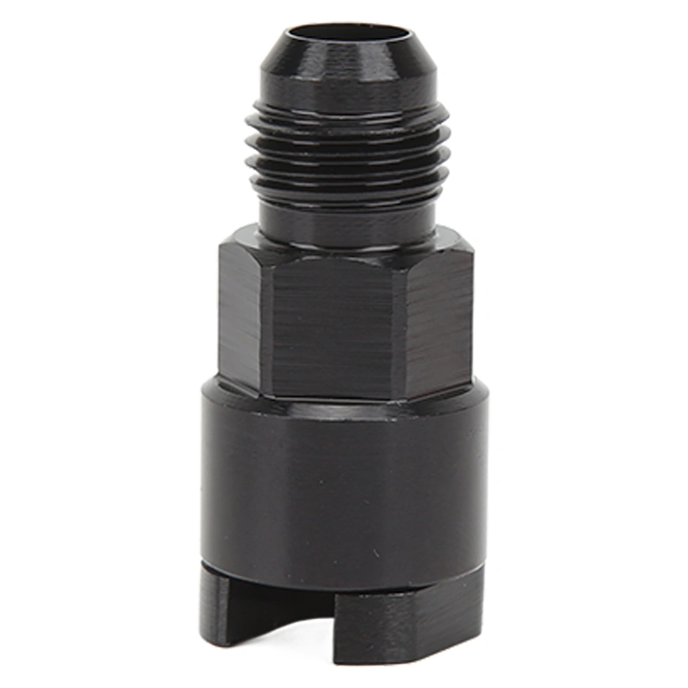 EFI Adapter Quick Disconnect Aluminum Alloy Black Anodized Waterproof AN Male Push On Fuel Line Fitting AN6-5/16in