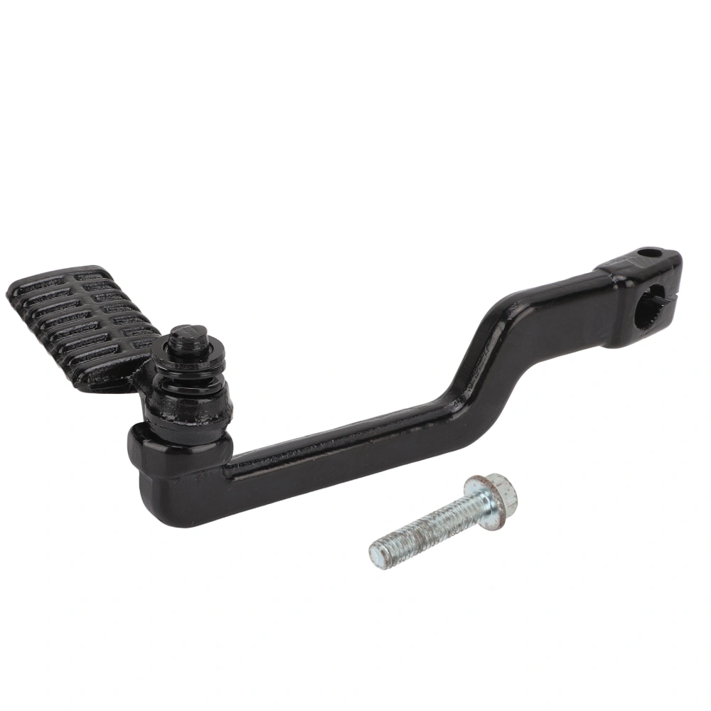 Scooter Kick Starter Lever Pedal Assembly Steel Black with Screw for GY6 50/60/80CC Engine