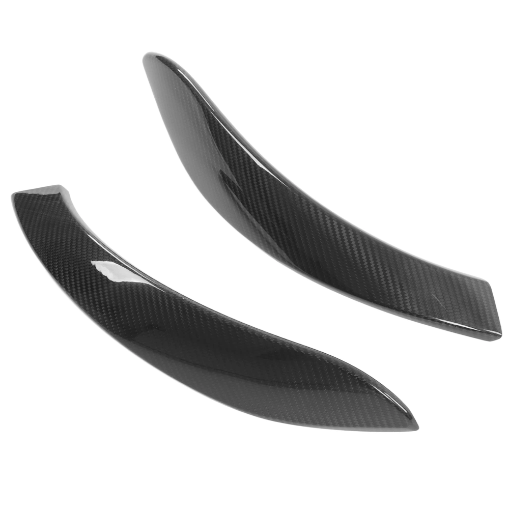 Inner Door Pull Handle Cover Real Carbon Fiber Left Right Replacement for 3 Series F30 F31 F35 2013‑2019