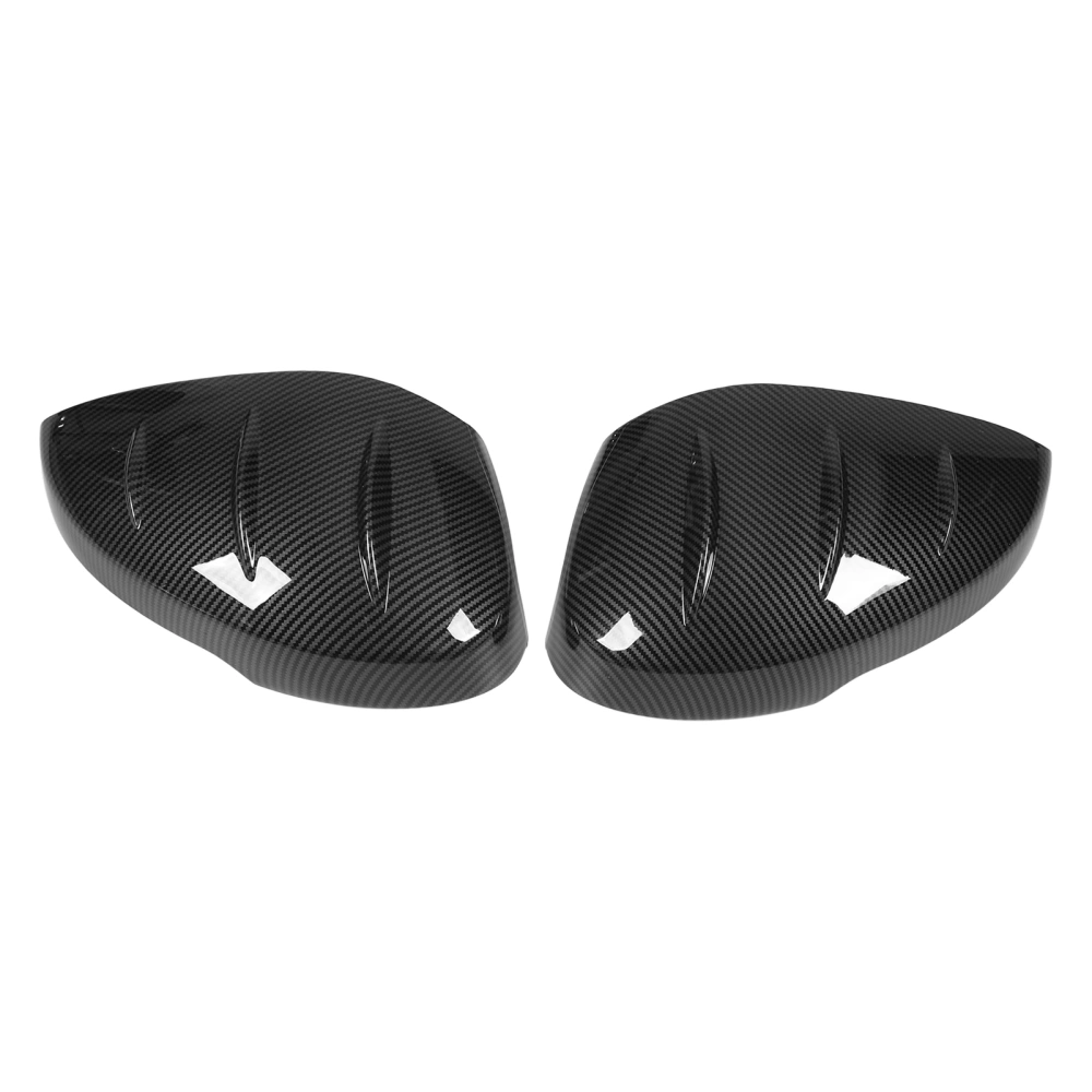 2pcs Side Rearview Mirror Cover ABS Carbon Fiber Color Glossy Replacement for Civic 11th 2022