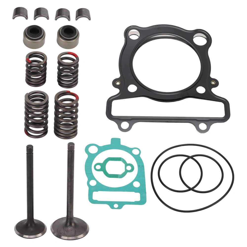 Cylinder Intake Exhaust Valve Gasket Kit ATV Accessory Replacement for Warrior 350 YFM350X 1987‑2004