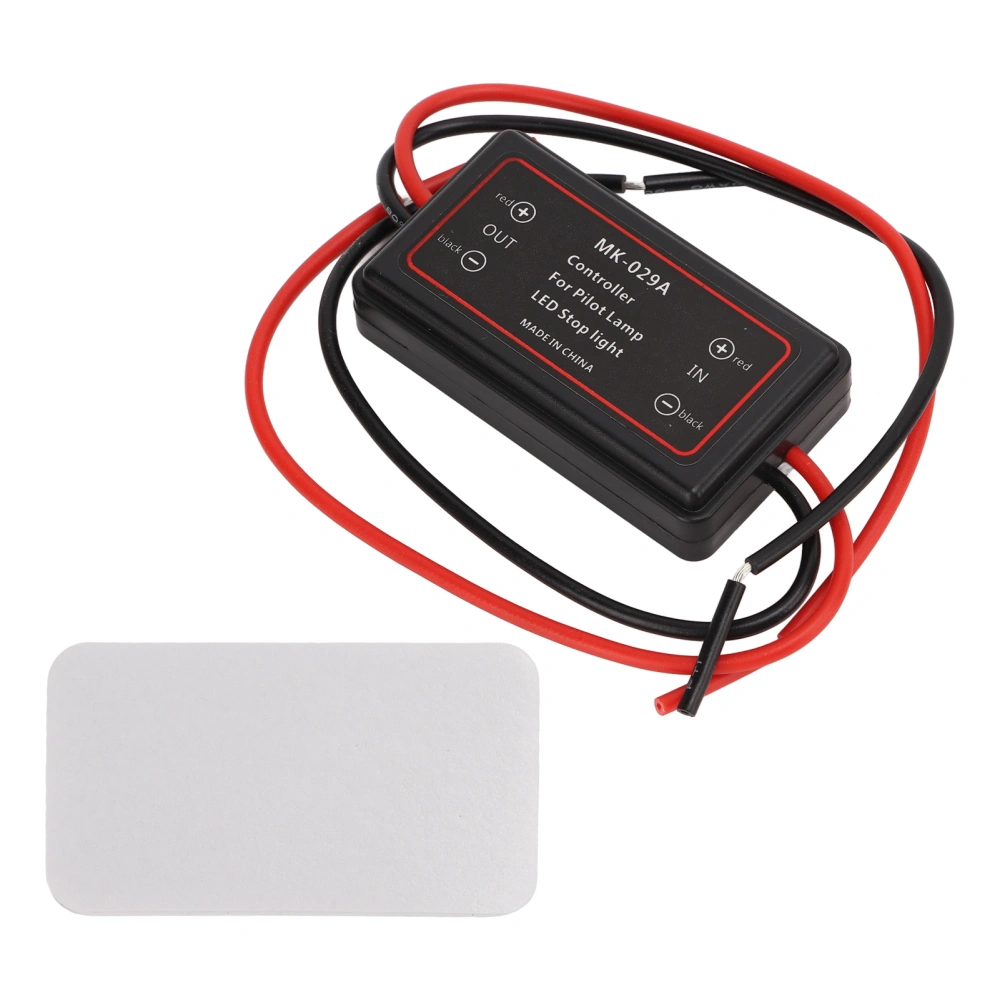 Car LED Marker Pilot Tail Light Controller IP65 Waterproof Red 18AWG for Cars SUVs Vans Trucks Trailers