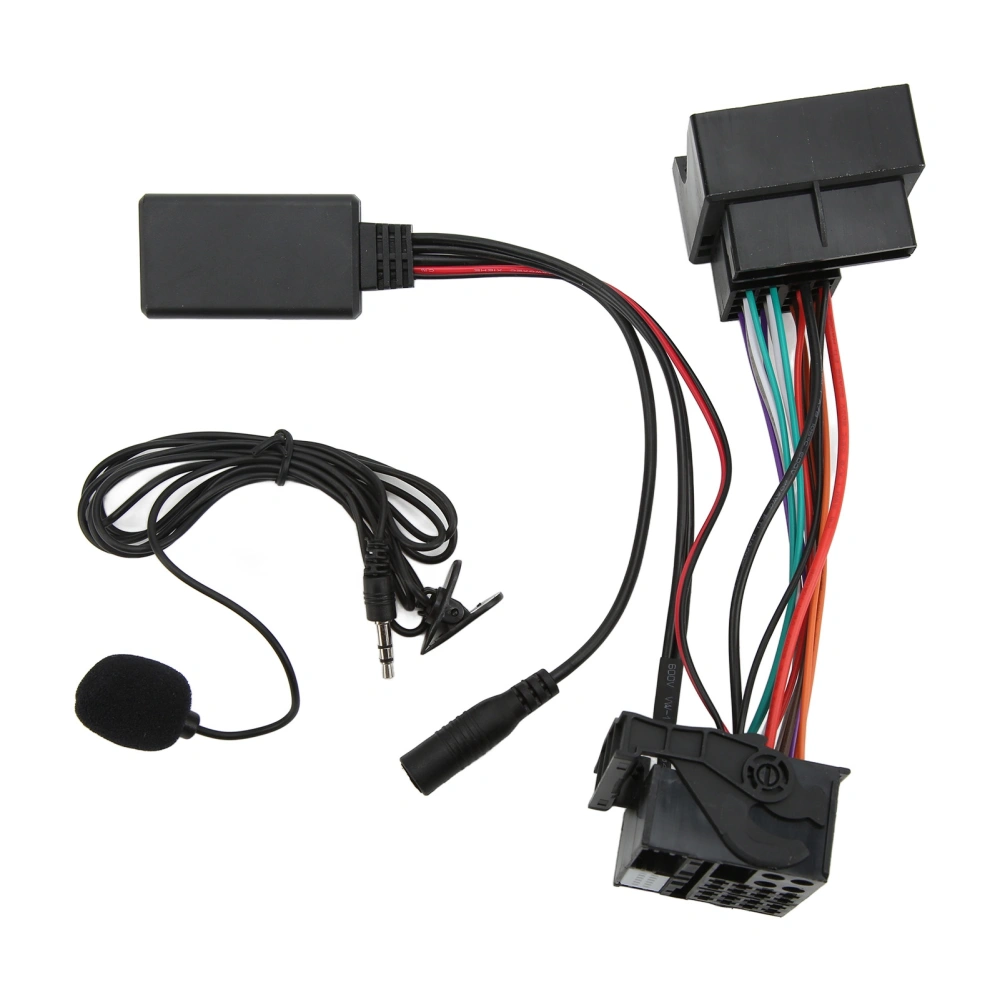 Bluetooth 5.0 AUX in Cable Car Stereo Audio Adapter Replacement for RCD310 RCD510 RNS510with Power Line