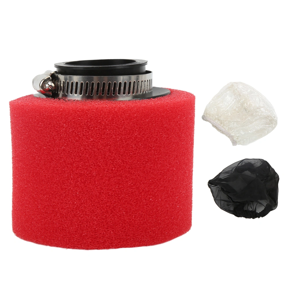 38mm Motorcycle Air Filter Cleaner Universal for 50cc‑200cc ATV Dirt Bike Motorbike ScooterRed