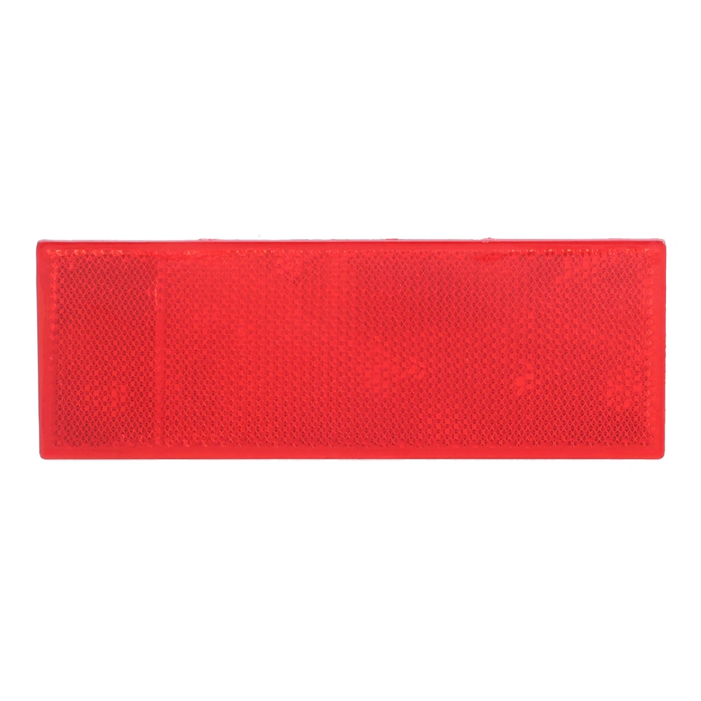 Safety Reflective Sticker Red Rectangular Warning Reflector Decal for Truck Trailer Night Driving