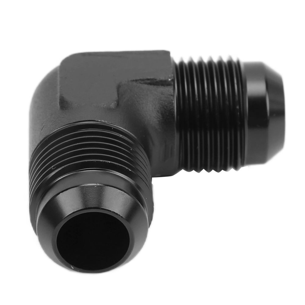 AN10‑AN10 90° Fuel Line Adapter Oil Hose Fitting Durable Replacement for Universal Air Line with 10‑AN Ends