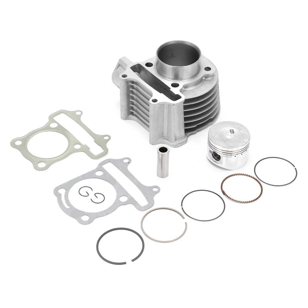 2.06in Cylinder Piston Ring Gasket Kit Replacement for GY6 125CC 4‑Stroke Scooter Moped ATV 139QMB 139QMA Engine