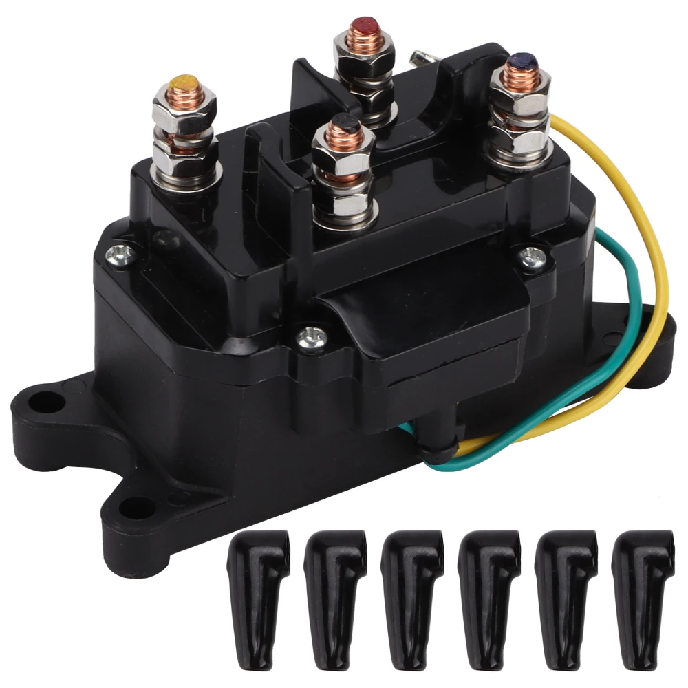 DC12V 250A Winch Contactor Solenoid Relay Weatherproof for ATV UTV 4x4 Vehicles Trailer