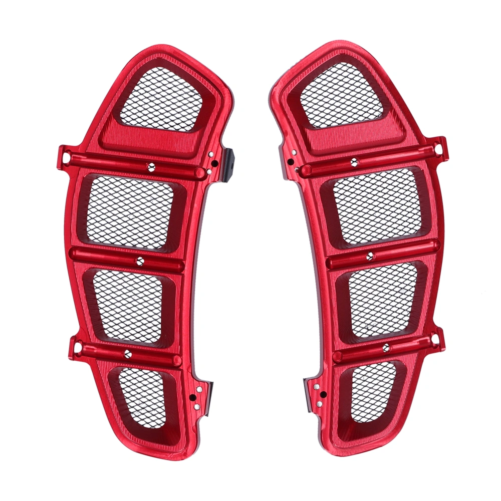 Motorcycle Radiator Guard Grille Bezel Cover Left Right Red Fit for Piaggio VESPA GTS 250/300 2013-2020