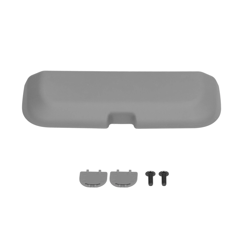 BuyWeek Sunglasses Holder Car Glasses Case Storage Box Overhead Grab Handle Mounted Fit for Macan 2014‑2019Gray